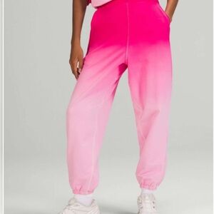 Lululemon LA Super High Rise Jogger Sonic Pink Ombré Wash